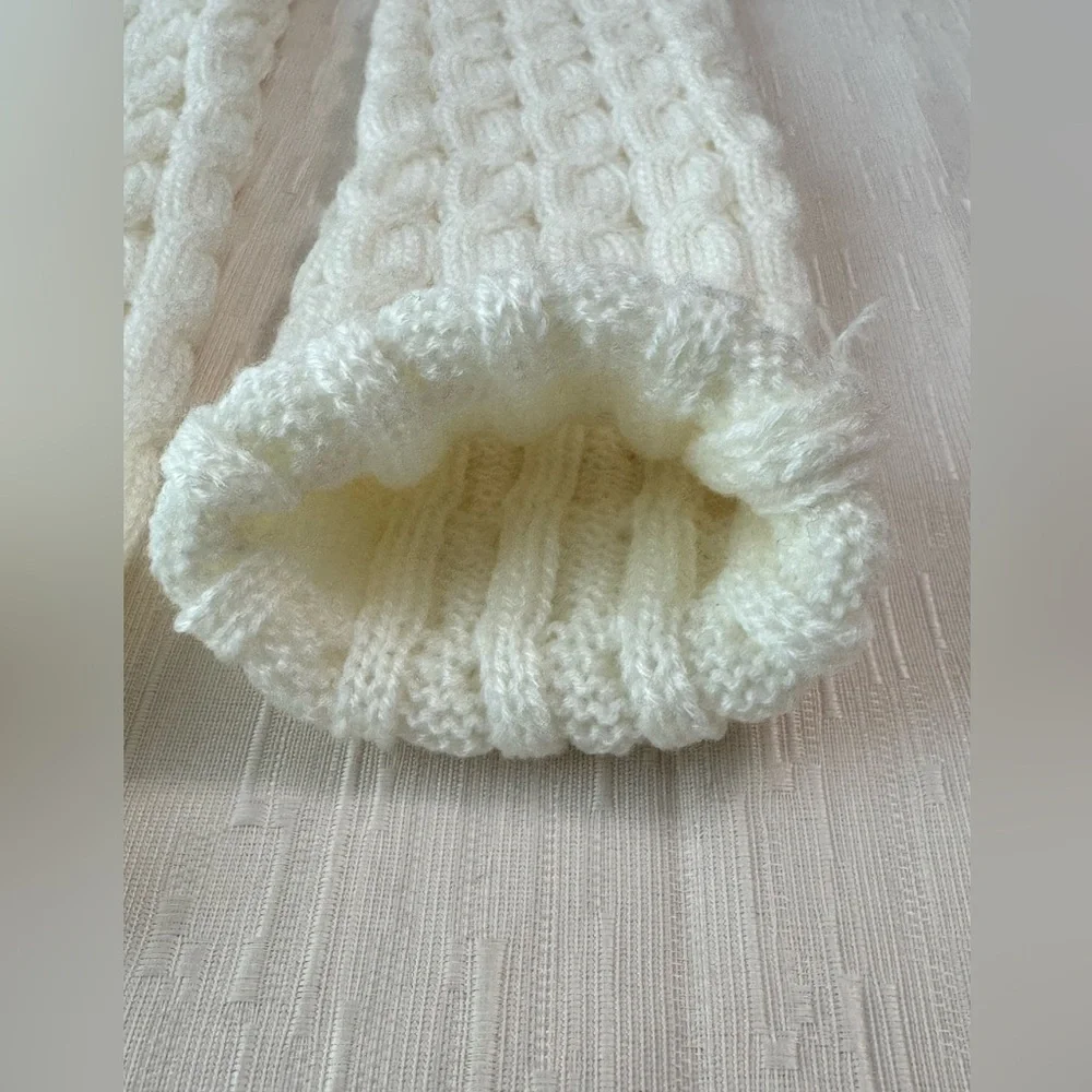 Ivory Cable Knit Leg Warmers | Little & Young Girls | NWOT | Cozy Winter